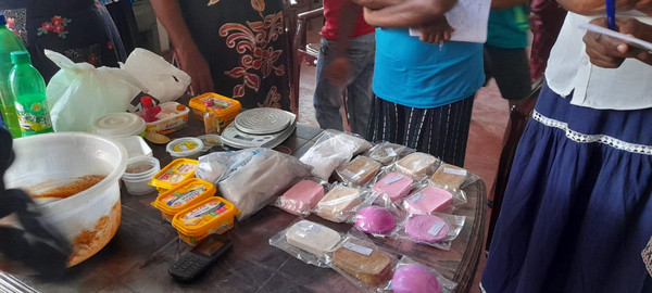 A soap making training program for women in Pitipana town village official division (2022-12-20)